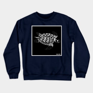 ecopop the mandala turtle pattern Crewneck Sweatshirt